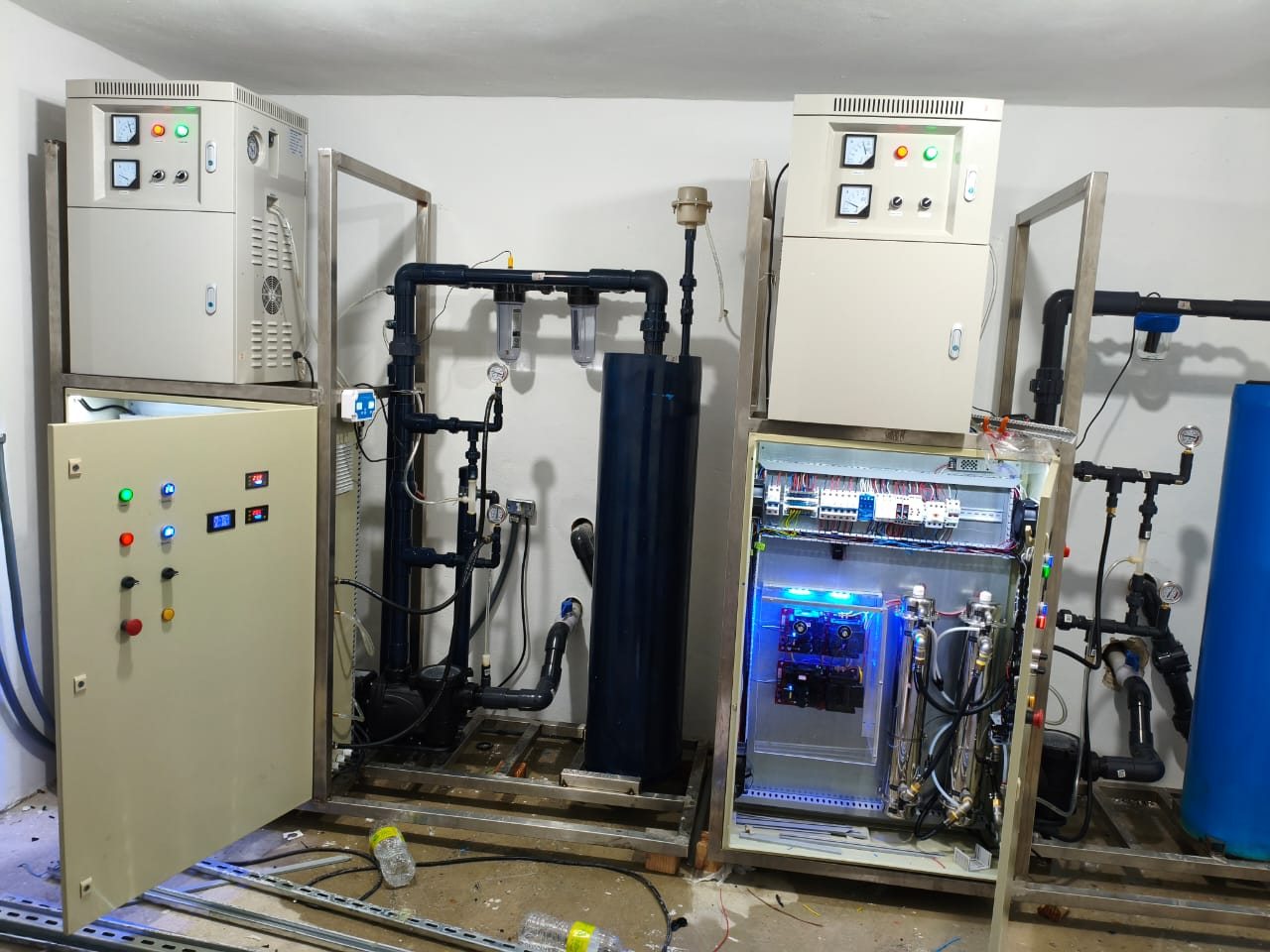 Sala de equipos de tratamiento de agua de Water Wizard
