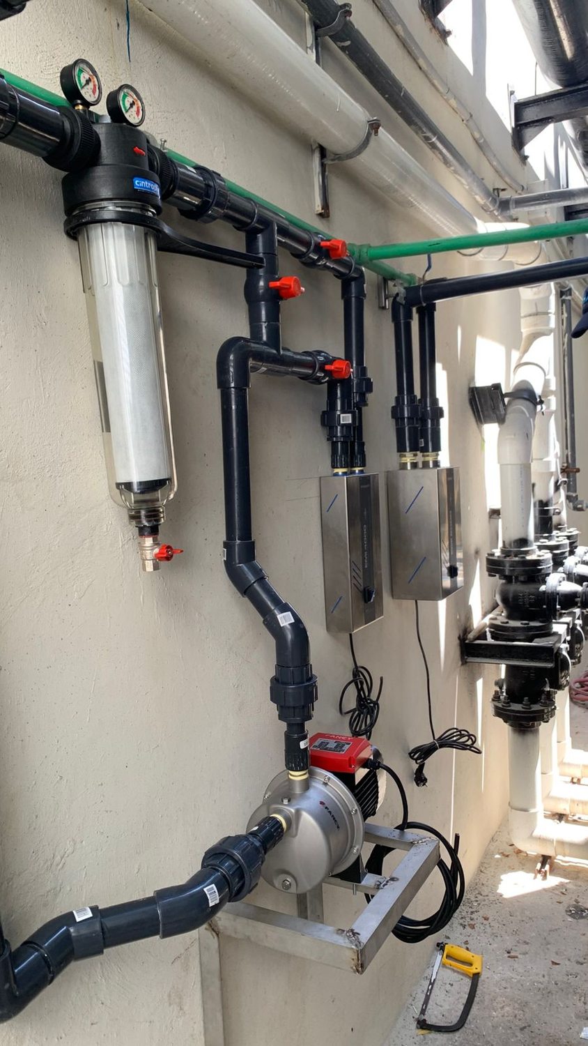Instalación de tratamiento de agua de Water Wizard