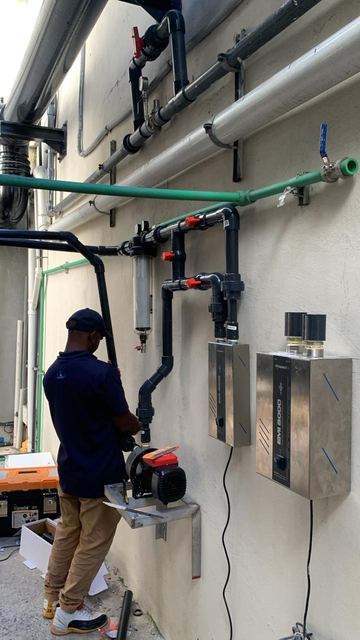 Instalación de tratamiento de agua Water Wizard